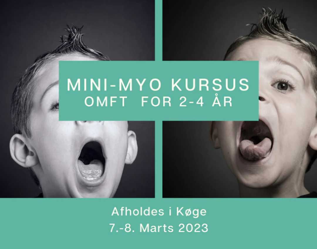 Mini Myo-kursus - OMFT-træning for de 2-5-årige - Ergo for dig